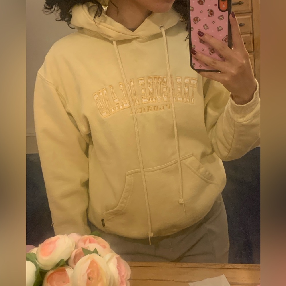 Yellow treasure island Florida hoodie